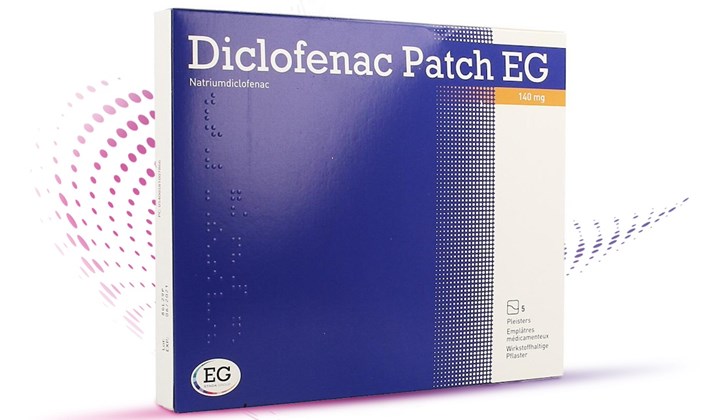 diclofenac Diclofenac EG Patch soulage la douleur et réduit l'inflammation et le gonflement en cas d'affections douloureuses des muscles et des articulations.