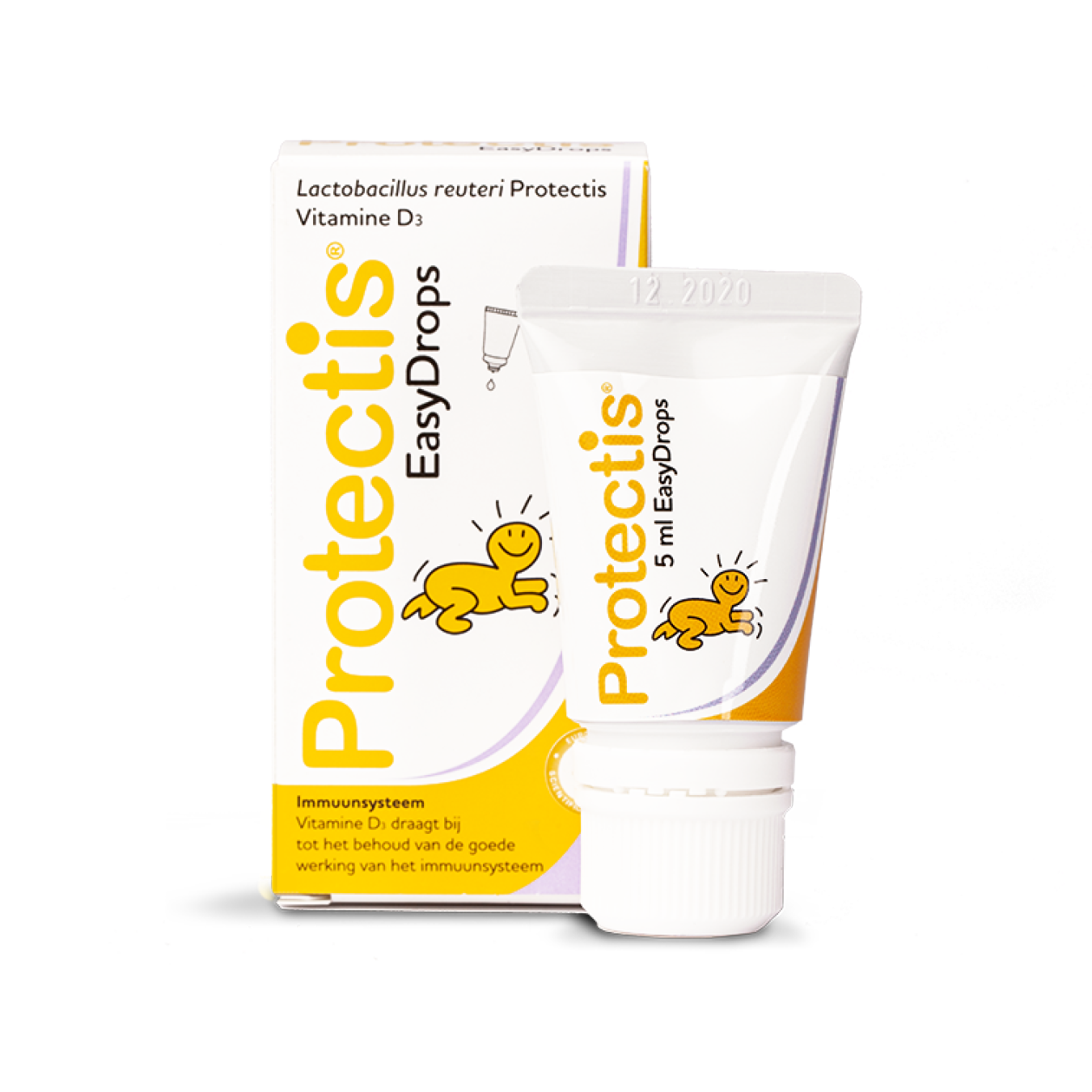 Protectis® EasyDrops, een voedingssupplement veilig een aangewezen vanaf de geboorte 0 tot een leeftijd van 3 jaar.