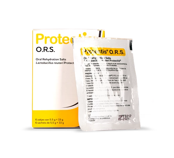 Protectis® O.R.S.* Protectis® O.R.S.*is een glucose-zout preparaat voor milde en acute diarree en braken bij baby's, kinderen en volwassenen.