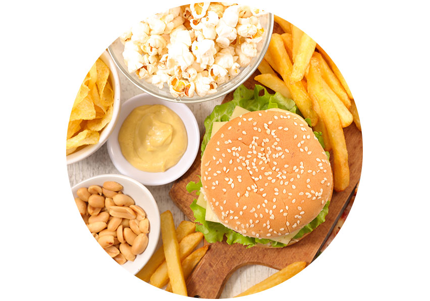 Door regelmatig onvoldoende gevariëerd of ongezond te eten kan de darmflora in onevenwicht raken.