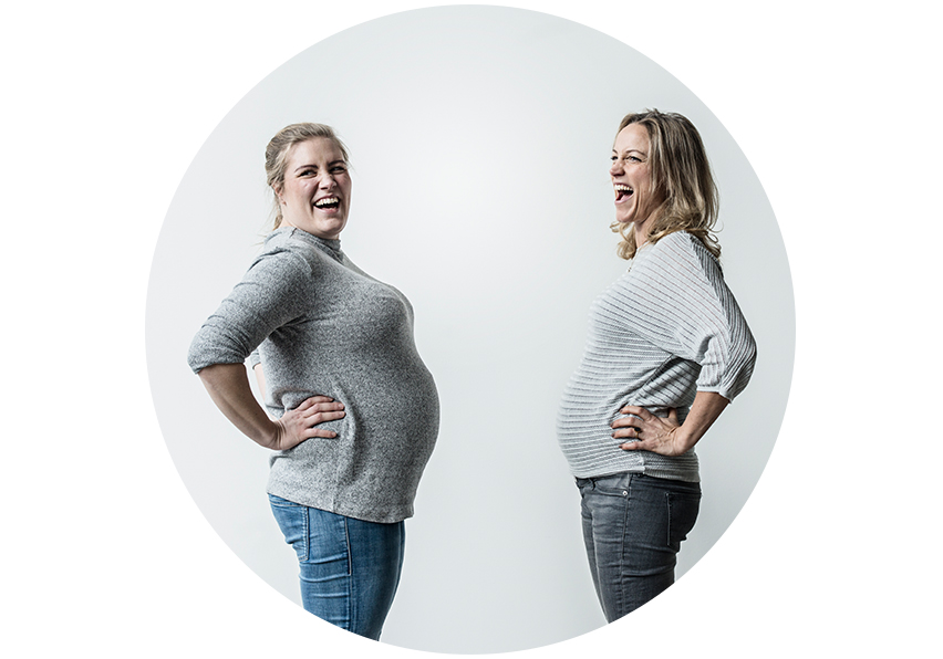 Hormonale veranderingen tijdens de zwangerschap kunnen de darmflora beïnvloeden.