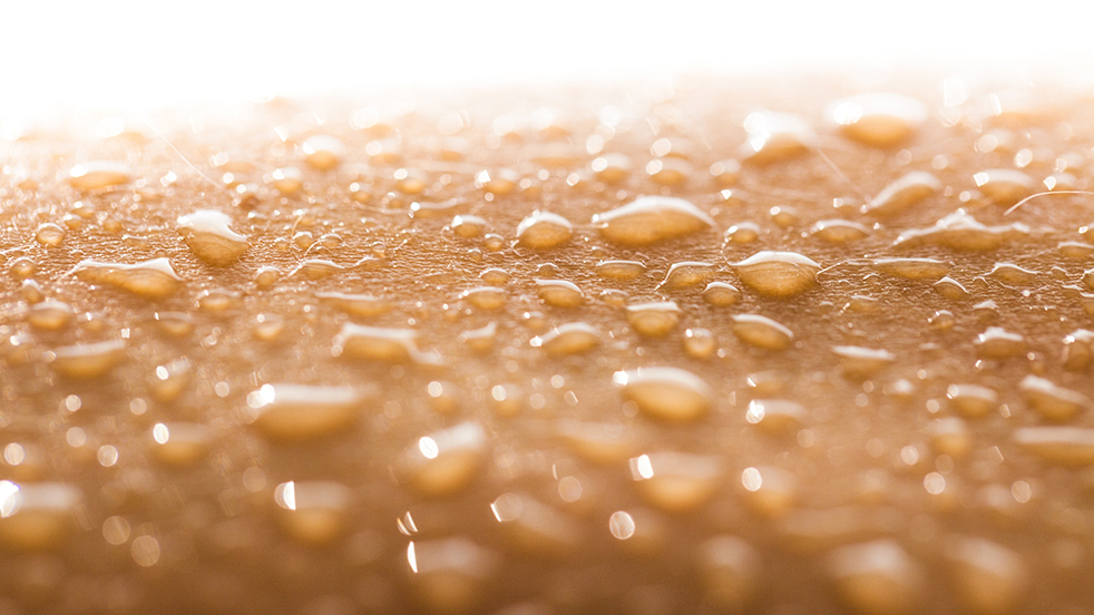 Via transpiratie voert onze huid schadelijke stoffen af.