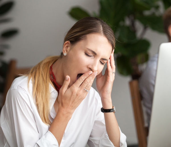 <p>Combien de fois vous réveillez-vous, le matin, avec un sentiment de fatigue?</p>