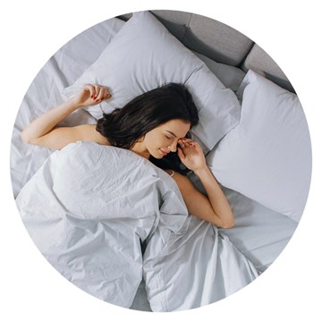 Les conditions optimales pour dormir Une chambre fraiche et sombre contribue de manière optimale à bien dormir.